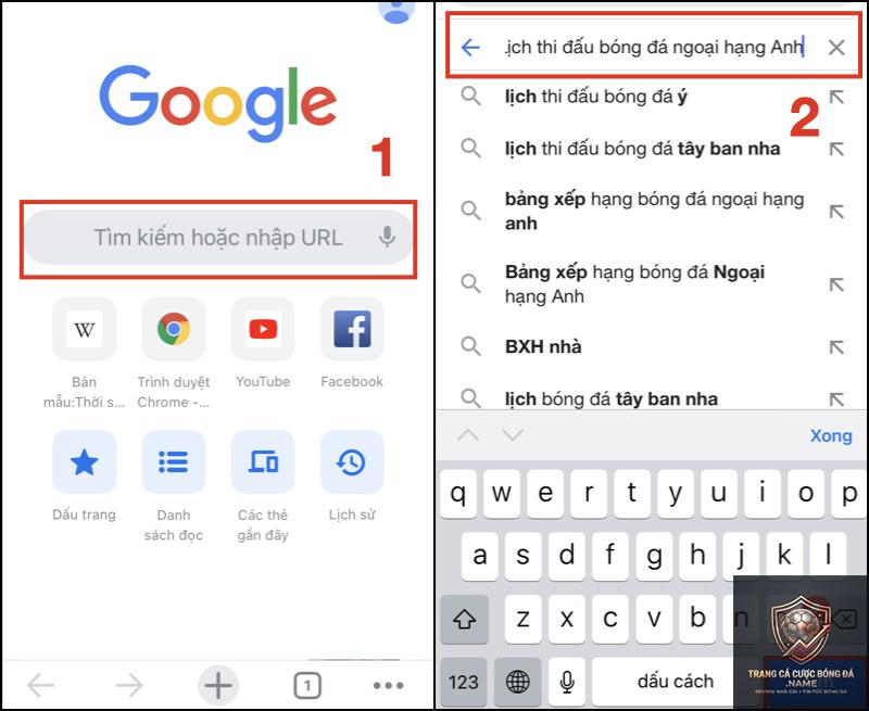 cách xem lịch sử cược bóng đá