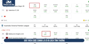 cược combo bóng đá là gì